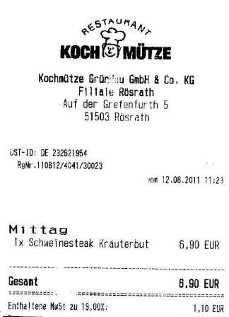 kdst Hffner Kochmtze Restaurant